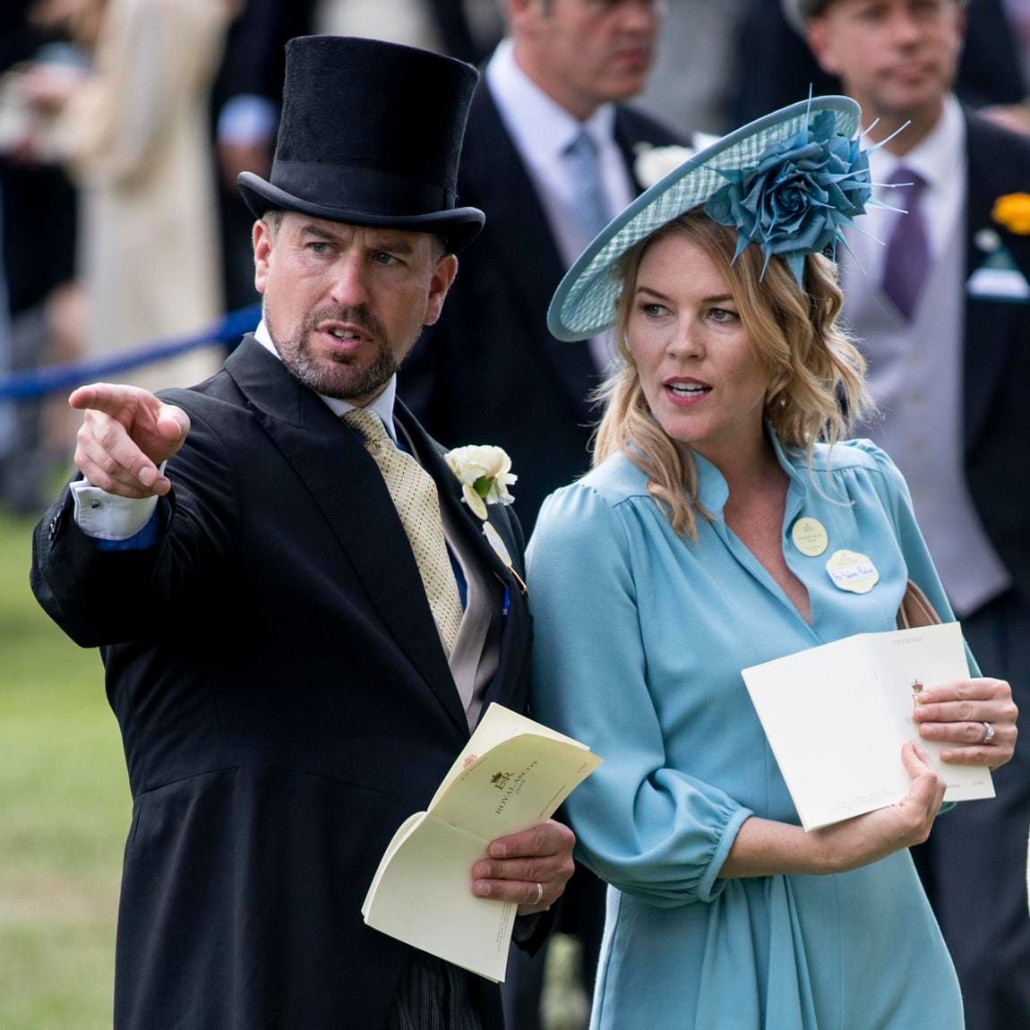 Peter Phillips and Autumn Phillips