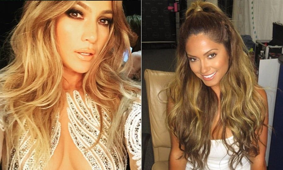 Who's who? Gorgeous Jessica Burciaga has caused fans to do a double take with her Instagram shots in which she looks the spitting image of Jennifer Lopez.
Photo: Instagram/@jlo/@jessicaburciaga