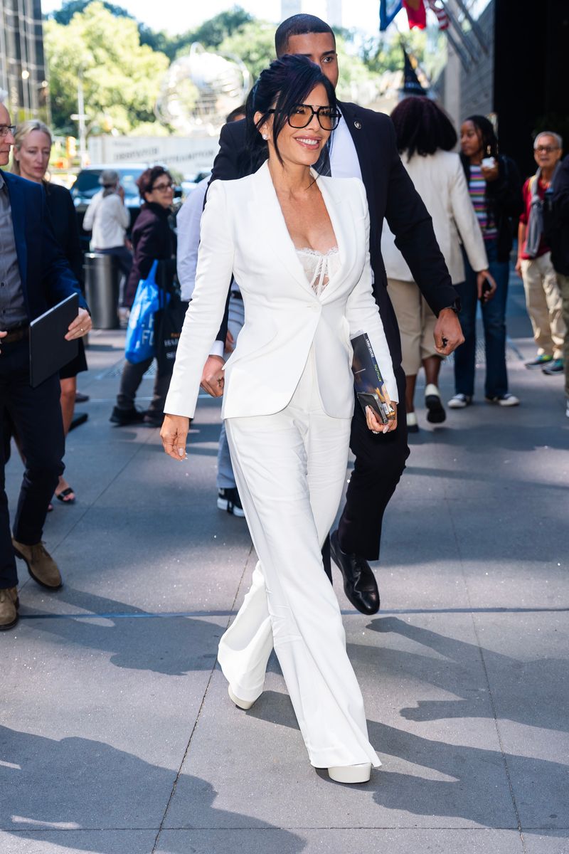 Lauren wore another all-white look earlier this fall