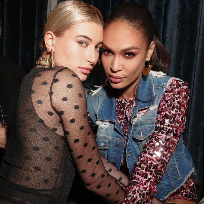 April 28: At this place, everyone always has fun! Hailey Baldwin and Joan Smalls celebrated the Blond at 11 Howard's one-year anniversary with V Magazine in NYC.
Photo: Matteo Prandoni for BFA