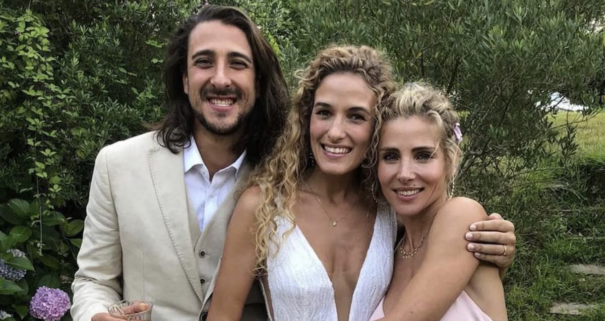 Elsa Pataky, her brother Christian and his wife Silvia