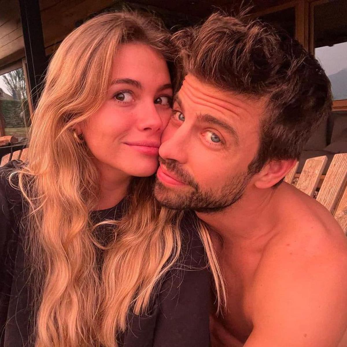 Piqué y Clara Chía