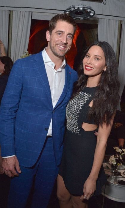 February 23: Olivia Munn was on hosting and girlfriend duty with her NFL boyfriend Aaron Rodgers at the Vanity Fair and FIAT Young Hollywood Celebration at Chateau Marmont in West Hollywood.
<br>
Photo: Getty Images for Vanity Fair