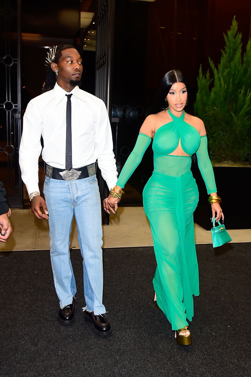  Offset and Cardi B are seen on September 13, 2023 in New York City. )