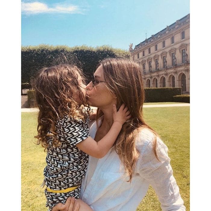 Justin Timberlake and Jessica Biel's son Silas has a smooch from his mom during the family's time in Paris. The singer, who is in town for his <i>Man of the Woods</i> European tour, shared the adorable shot on his Instagram with the caption: "If that pic doesn't say 'City Of Love' then I'm out..."
Photo: Instagram/@justintimberlake