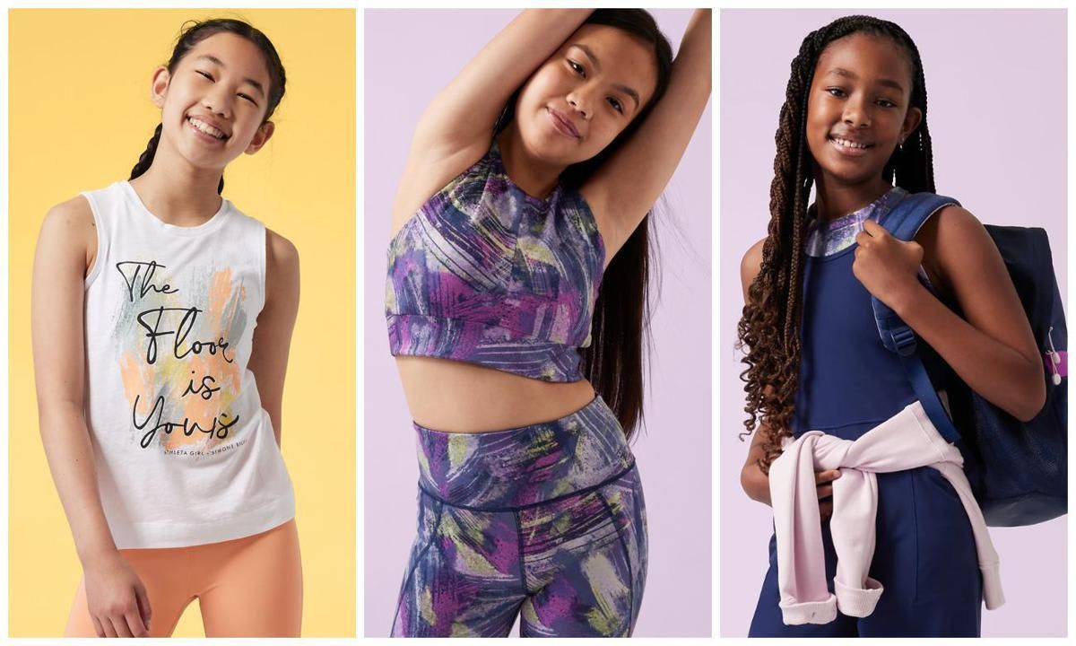 Simone Biles partners with Athleta Girl to drop a new collection