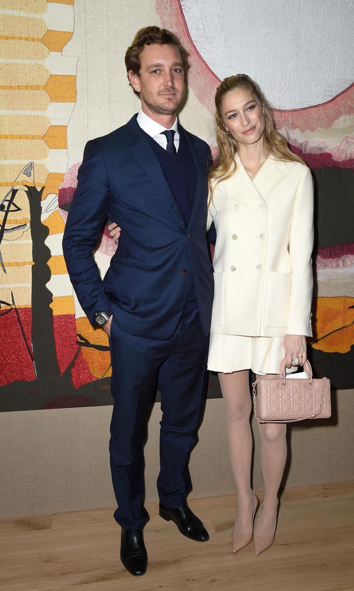 Beatrice and Pierre attended the Dior Couture Spring Summer 2022 show from Maria Grazia Chiuri on Jan. 24
