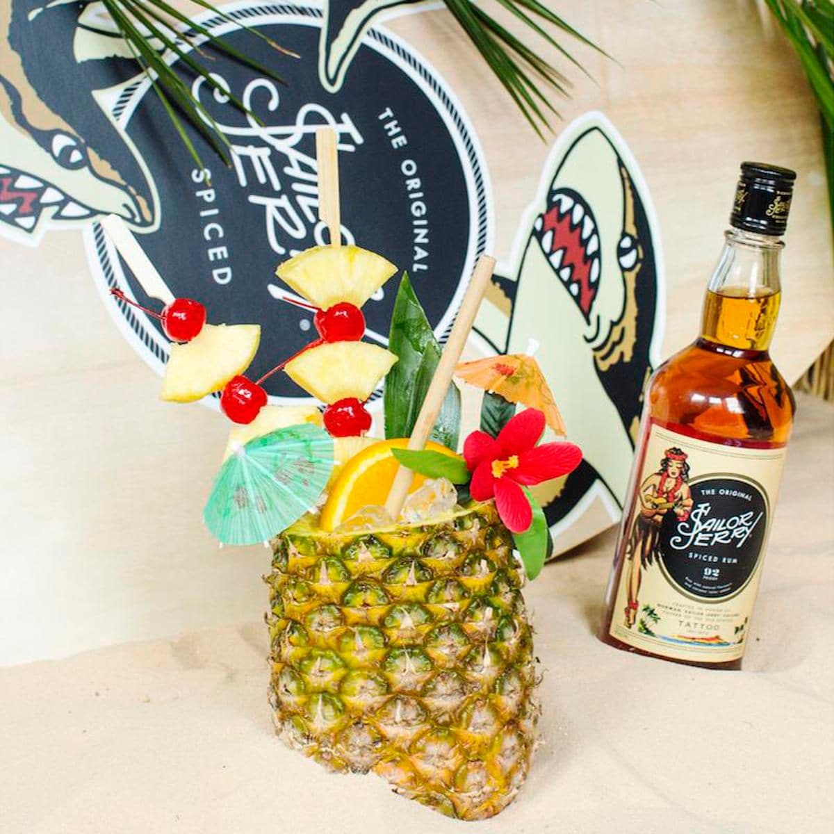 I like Pina Coladas by Ashley Thomas, Sailor Jerry Brand Ambassador