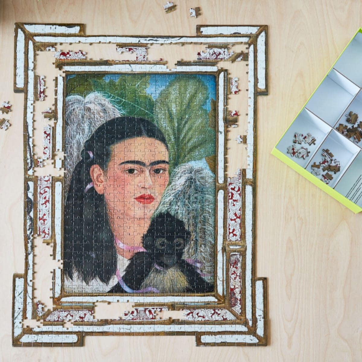 Frida Kahlo Shaped Jigsaw Puzzle