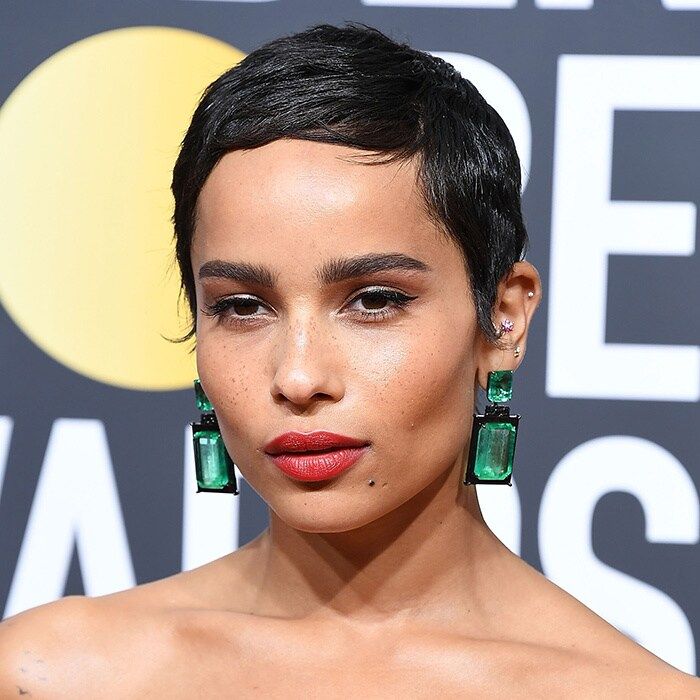 <B>HIGHLIGHTS... like Zoe Kravitz</B>
To continue the luminous skin theme, grab a highlighting stick. "Use it in the areas of your face you want to accentuate the most, whether it be the nose, cheekbones etc, and also use it in the inner corner of your eyes to make them really pop." Denise explained.
Photo: Getty Images