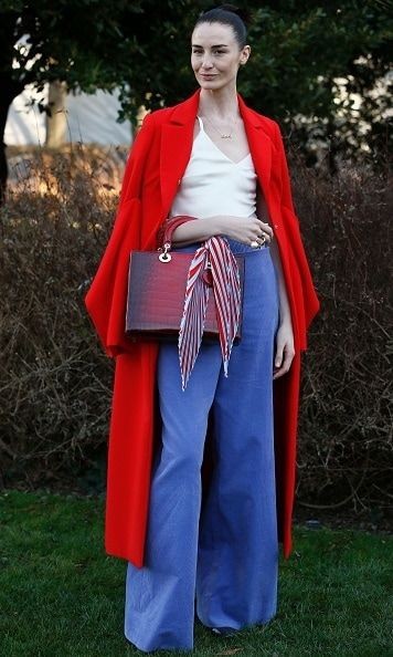 Erin O'Connor at Dior.
<br>
Photo: Getty Images