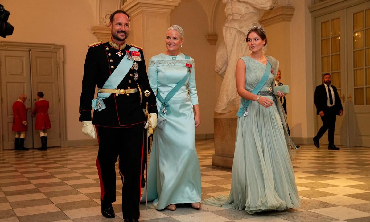 Princess Ingrid Alexandra of Norway, who attended with her parents Crown Prince Haakon and Crown Princess Mette-Marit, wore the tiara that she was gifted for her 18th birthday last year.