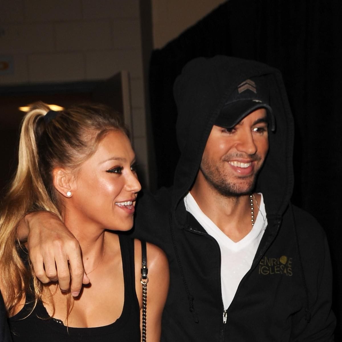 Ana Kournikova and Enrique Iglesias at the Y100's Jingle Ball 2012