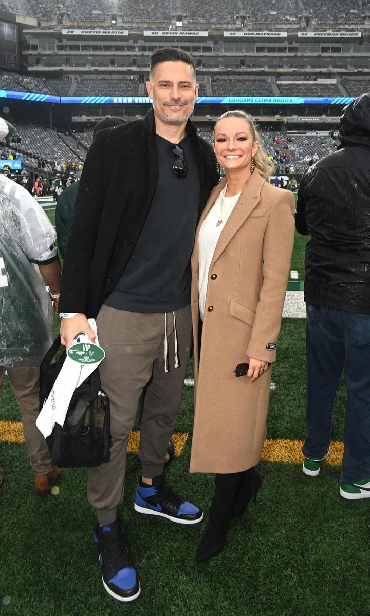 Manganiello and O'Connor at the Jets game