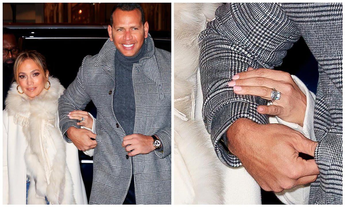 Engagement ring to Jennifer Lopez from Alex Rodriguez