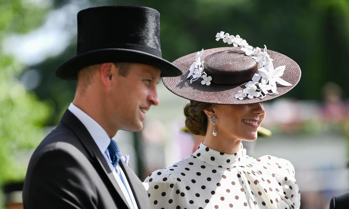 Prince William is said to have worn his vintage Lock & Co. Silk Top Hat to the event.