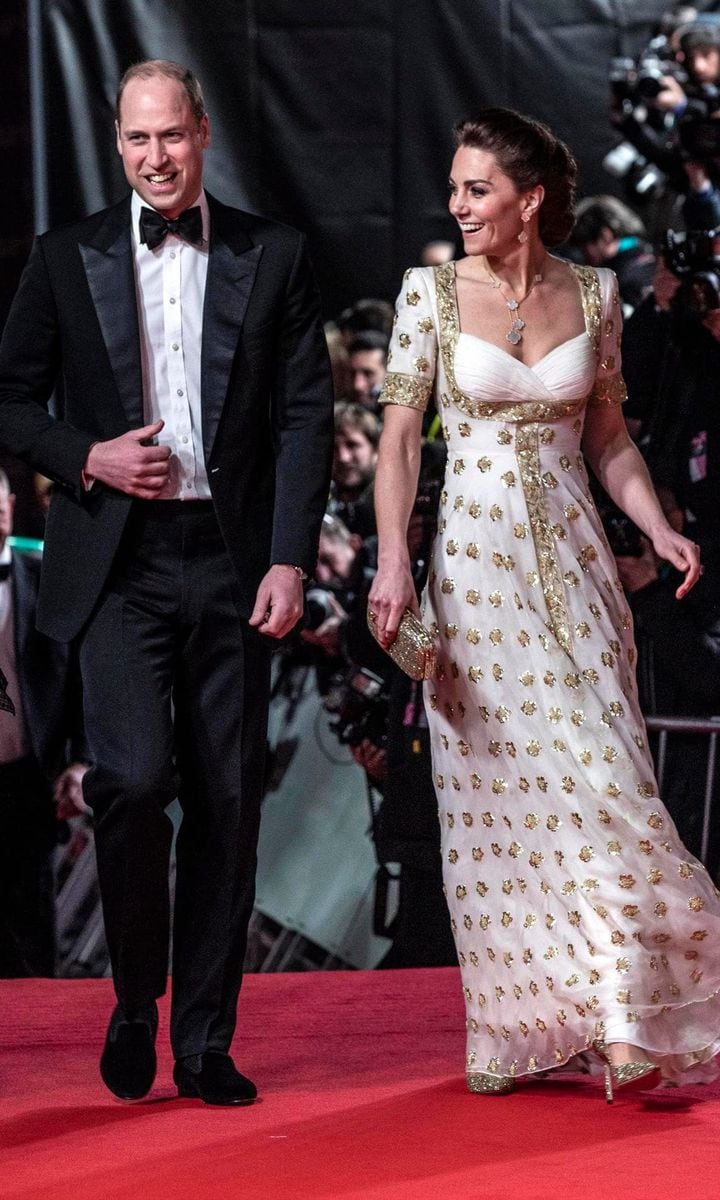 The Prince and Princess of Wales pictured at the 2020 BAFTAs