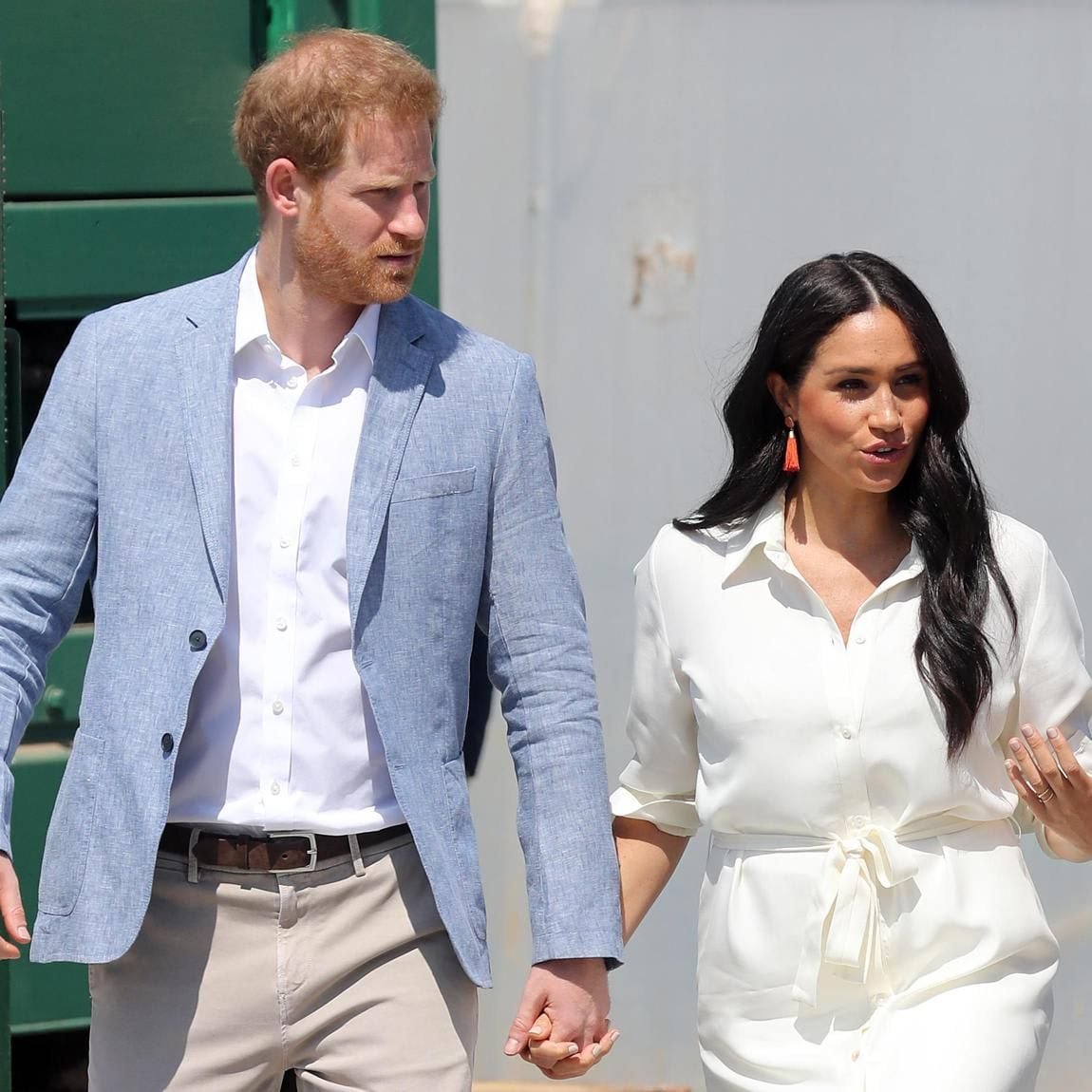 Prince Harry and Meghan Markle together while in South Africa