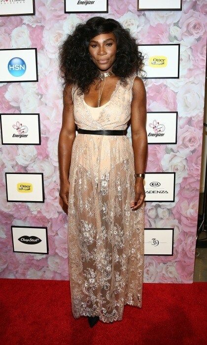 Golden goddess! Serena Williams made a statement on the carpet before her Signature Statement Collection By HSN during Style360 Fashion Week Show.
Photo: Monica Schipper/Getty Images