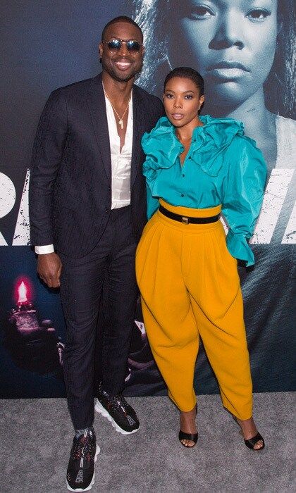 Gabrielle Union had her leading man Dwyane Wade by her side during the Universal Pictures special screening of her latest film <i>Breaking In</i> on May 1 in Hollywood.
Photo: Getty Images