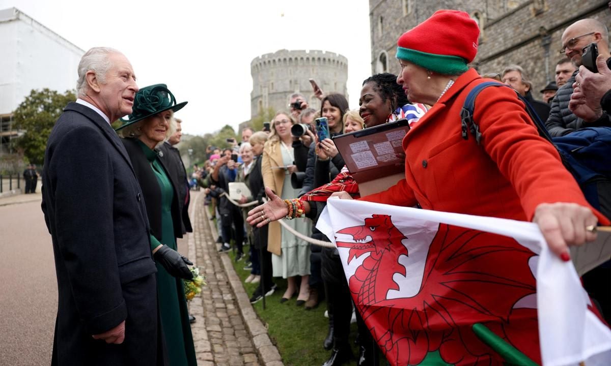 King Charles received wishes for his daughter in law Catherine on Easter Sunday