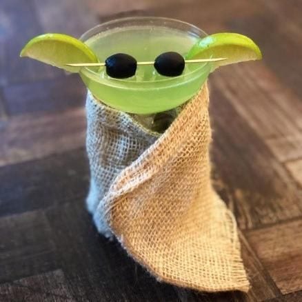 The Baby Yoda cocktail was created by The Vault restaurant in Northern Ireland