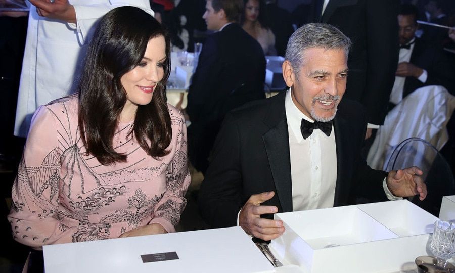 April 26: George Clooney and Liv Tyler were treated to a performance by ESKA, who gave a stunning rendition of David Bowie's classic song <i>Space Oddity</i> to wrap the Omega's 60th anniversary of the Speedmaster at the Tate Modern in London.
Photo: Getty Images