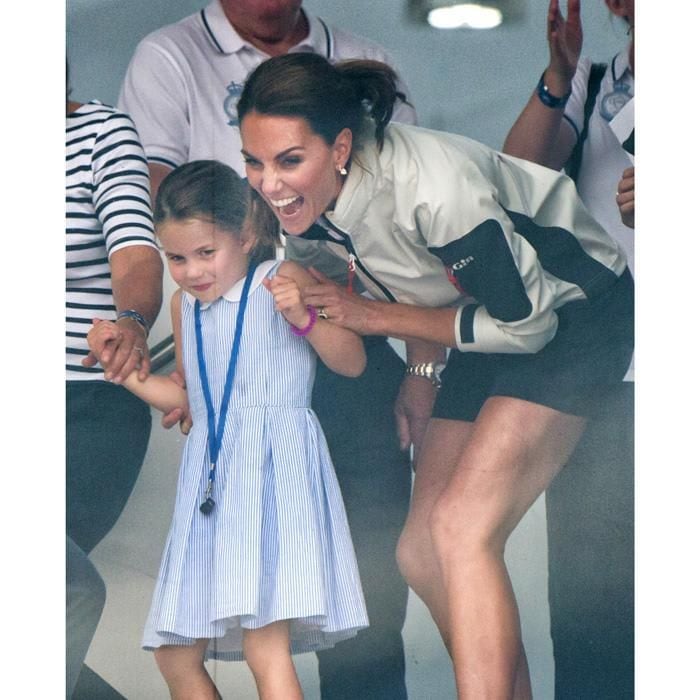 Princess Charlotte sticks tongue out at crowds, Kate Middleton's reaction is priceless