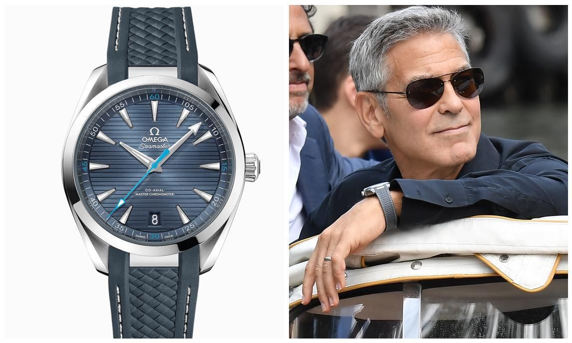 George Clooney's OMEGA Seamaster Aqua Terra