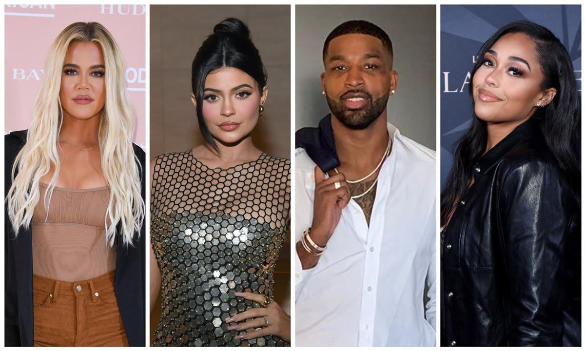 Khloé Kardashian, Kylie Jenner, Tristan Thompson and Jordyn Woods