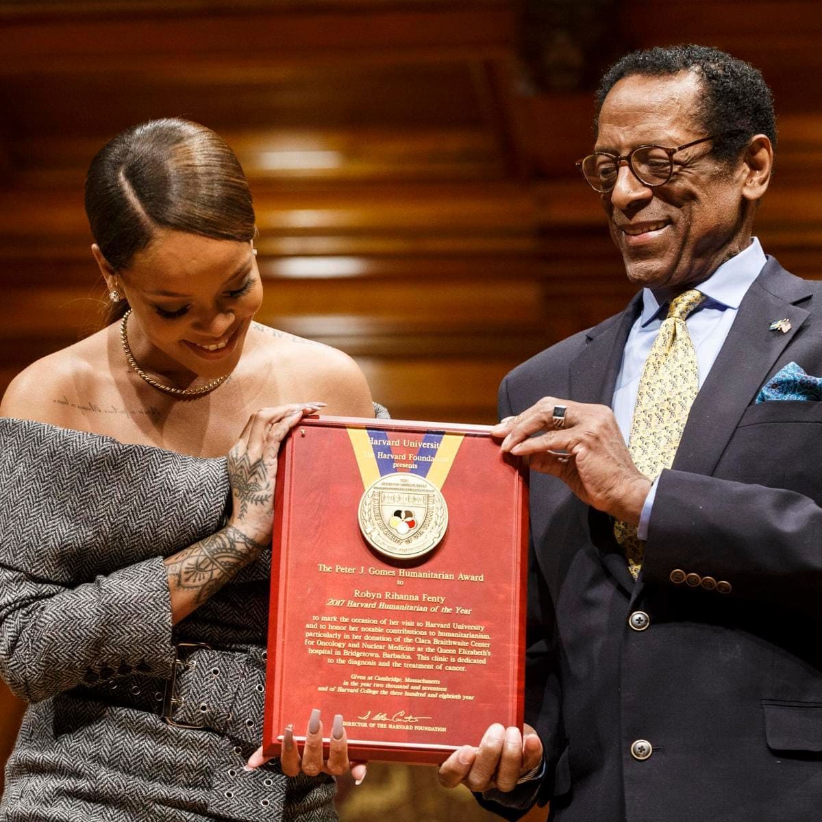 Rihanna Receives Harvard Humanitarian Of The Year Award