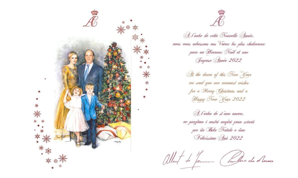 The royals’ 2021 Christmas card features an illustration of the royal family