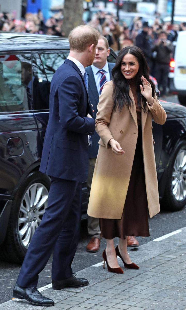 The Duke and Duchess of Sussex carried out their first engagement of 2020 visiting Canada House in London