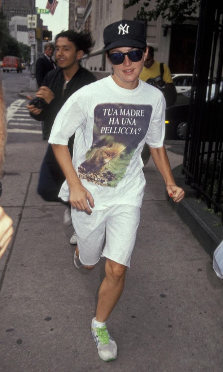 Madonna Jogging Outside Her Apartment - September 15, 1991