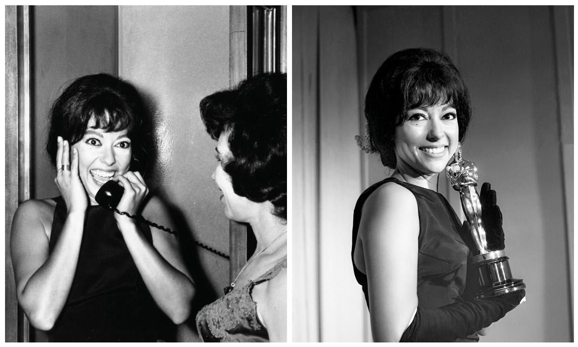  Rita Moreno poses with her Oscar after she was named “Best Supporting Actress” for her role in ”West Side Story.” | Photo by Bettmann Archive/Getty Images 
