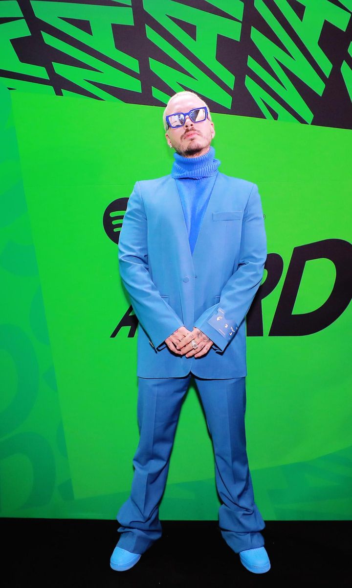 J Balvin colorful wardrobe