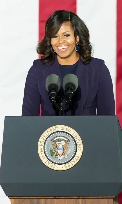 President Obama credits First Lady Michelle Obama as being too 'sensible' to run for office.
Photo: Gilbert Carrasquillo/FilmMagic