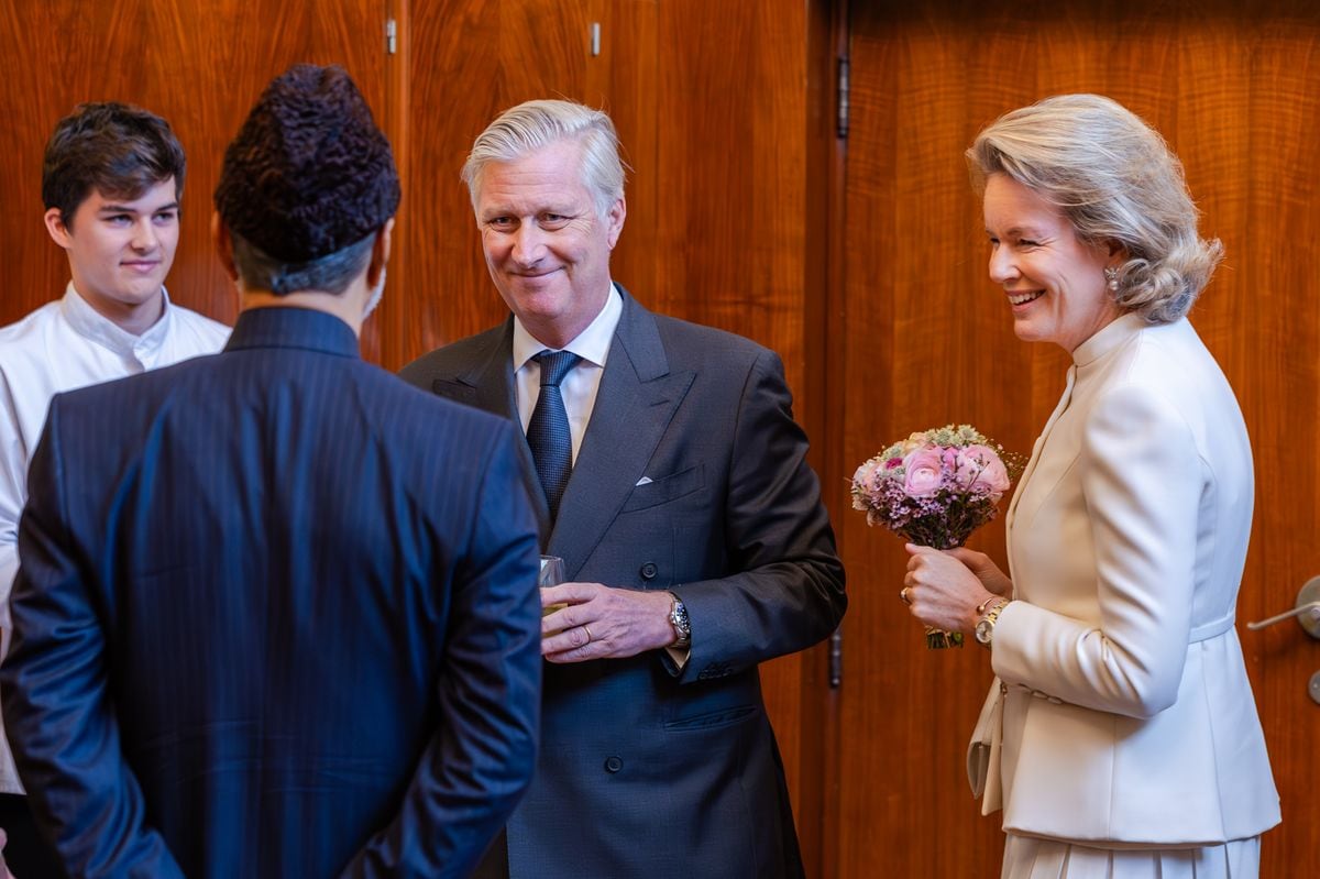 King Philippe and Queen Mathilde of Belgium visited the Queen Elisabeth Music Chapel with the Sultan of Oman on Dec. 4, 2024