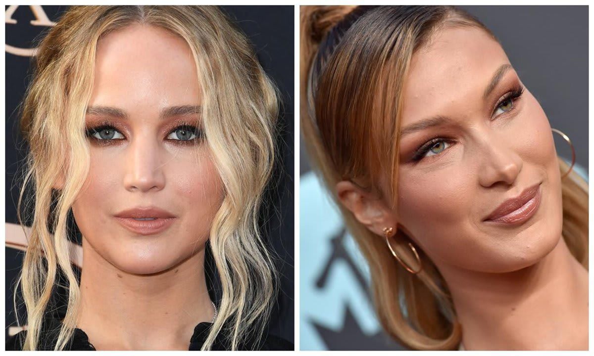 7. Jennifer Lawrence and Bella Hadid