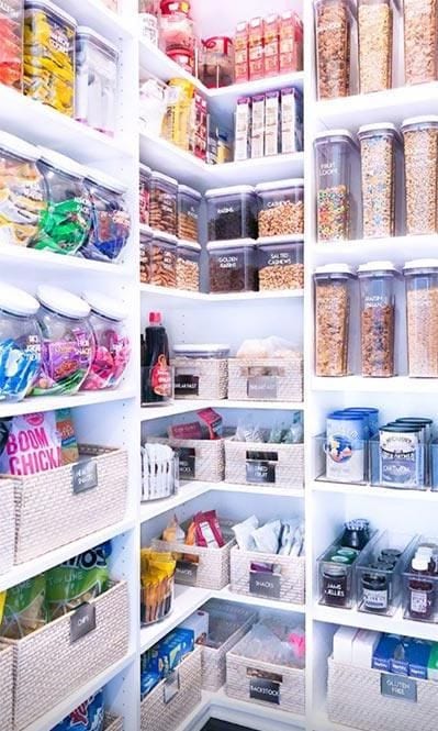 Khloe Kardashian's pantry