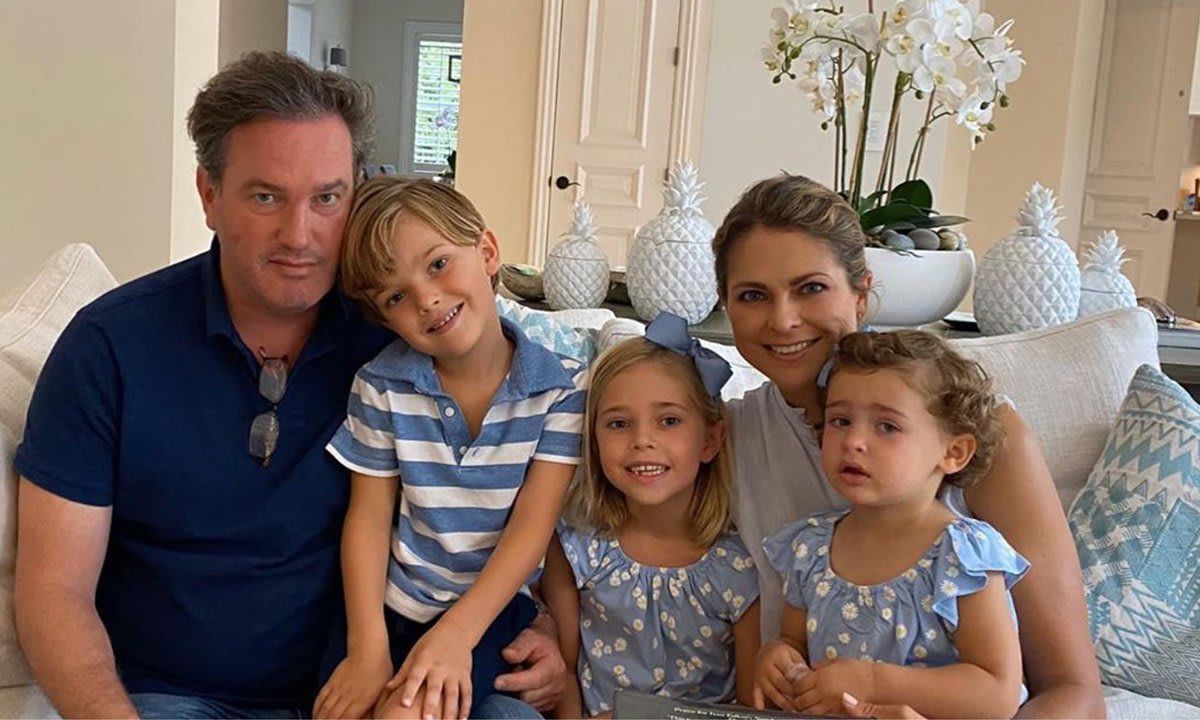 The Swedish royal lives in the states with her husband and three kids