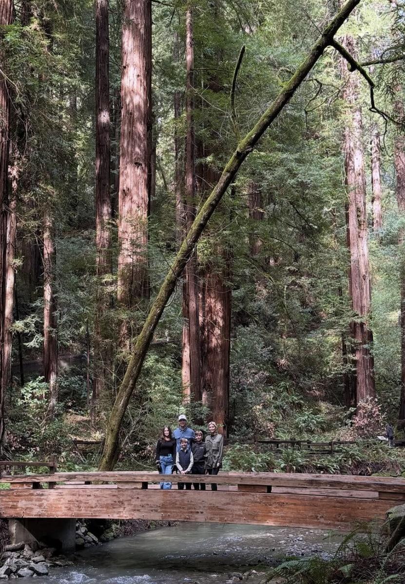 Ivanka also shared a photo of her family in the woods, likely on another trip or daytrip together