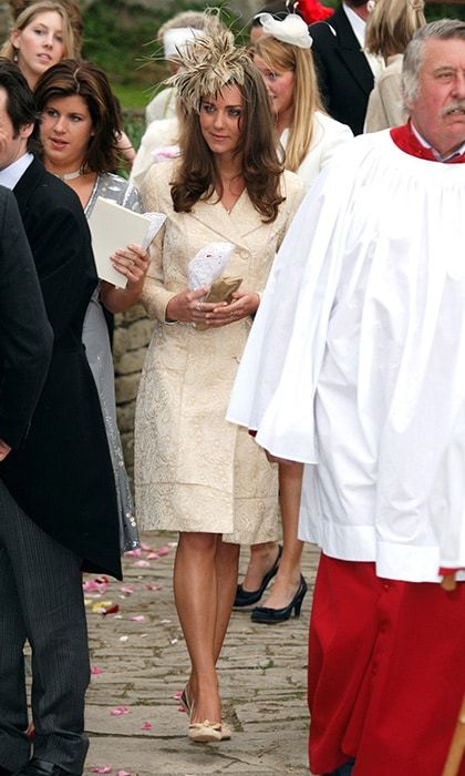 Prince William's then-girlfriend Kate Middleton created a buzz upon her arrival. "I think she looks so beautiful, just like a princess," said one member of the crowd. "I do hope William marries her."
Photo: Getty Images