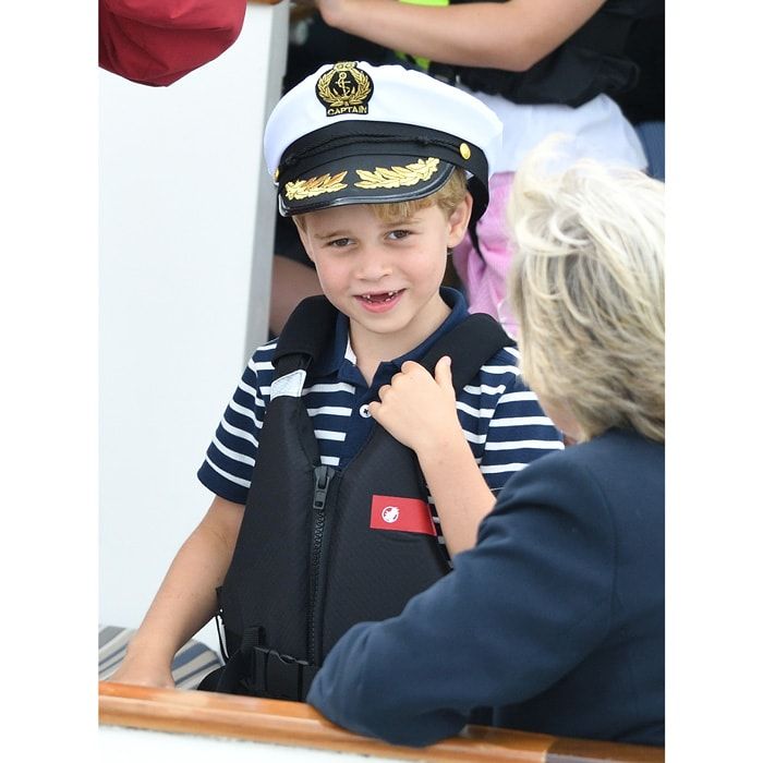 Prince George attends King's Cup regatta
