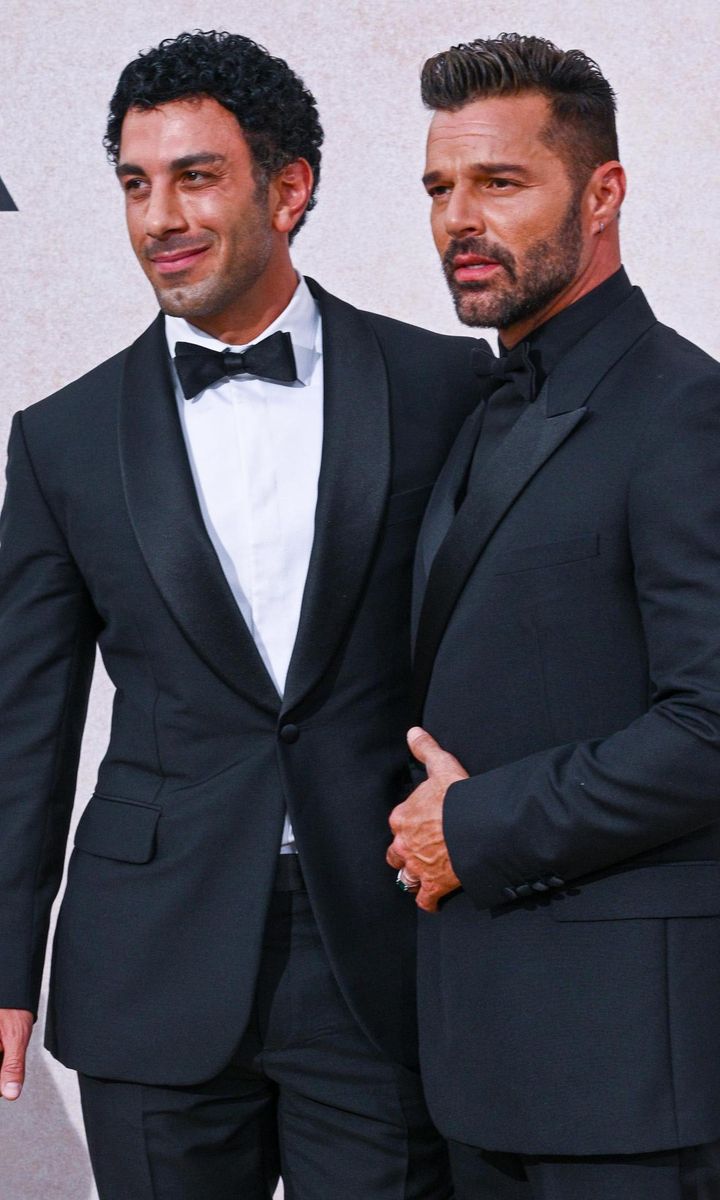 Ricky Martin and Jwan Yosef