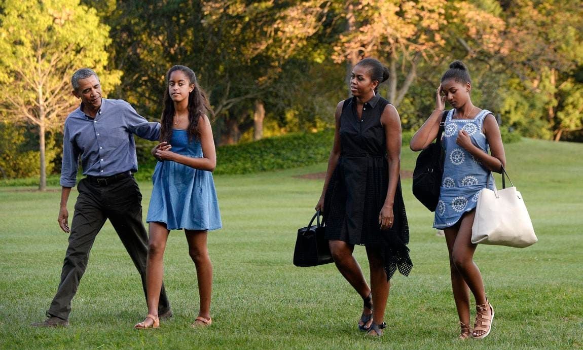 Michelle Obama, Sasha Obama, Malia Obama college advice