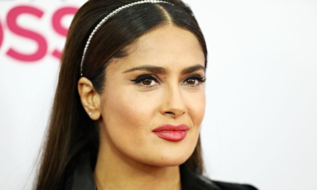 Salma Hayek credits her grandmother for teaching her that having a simple skincare routine is key.