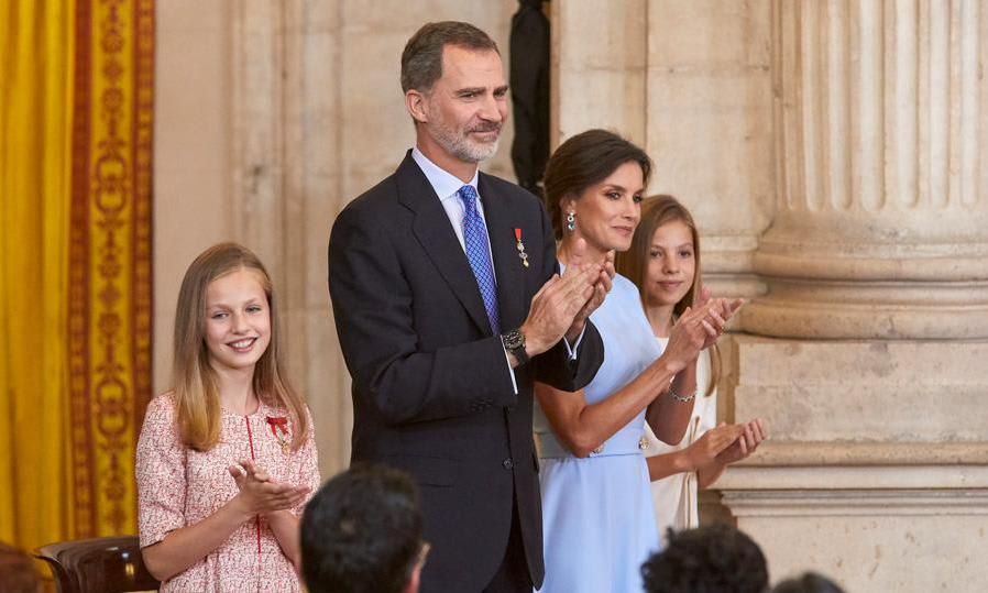 Leonor Princess of Asturias, Infanta Sofía, King Felipe and Queen Letizia