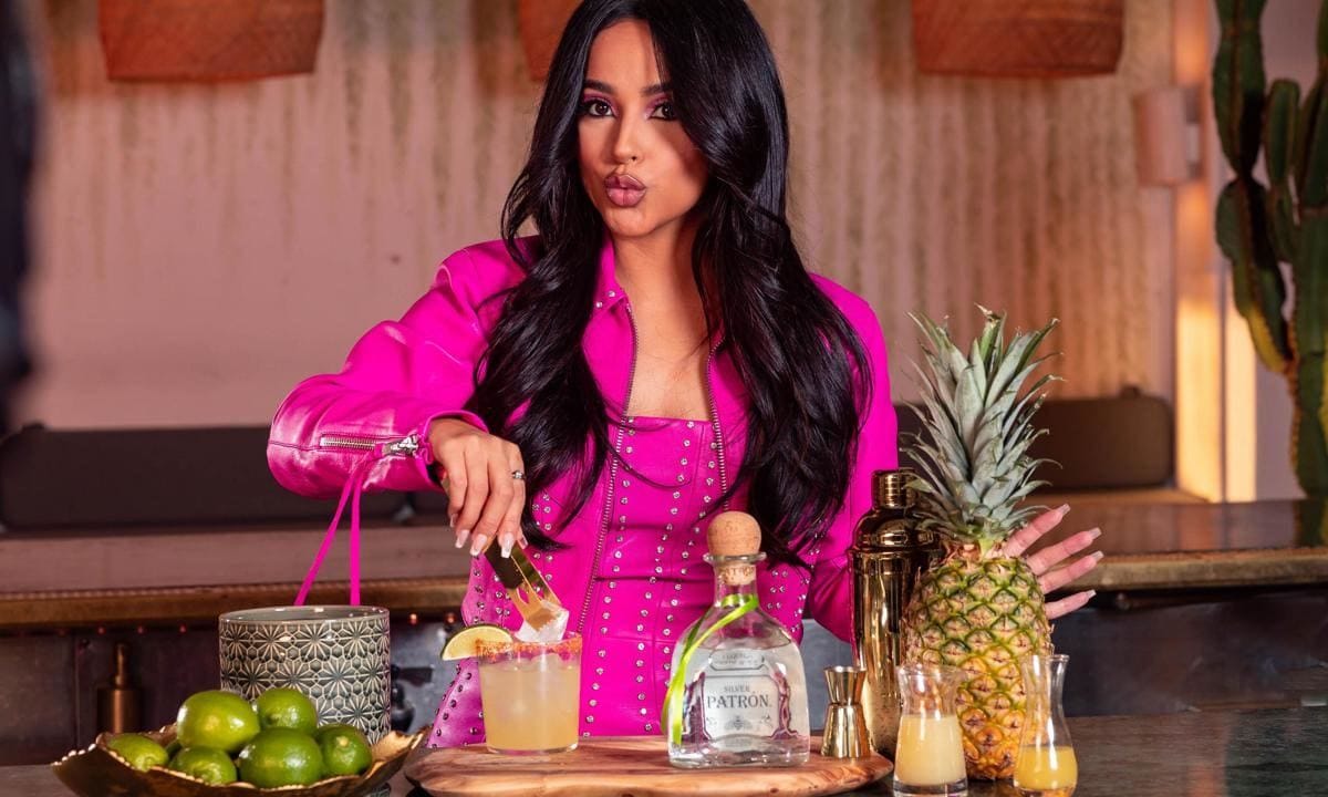 Becky G celebrates National Margarita day