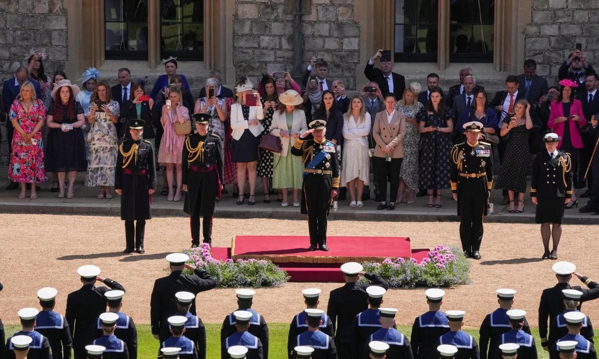 King Charles III Honours Queen Elizabeth II Funeral Procession Personnel